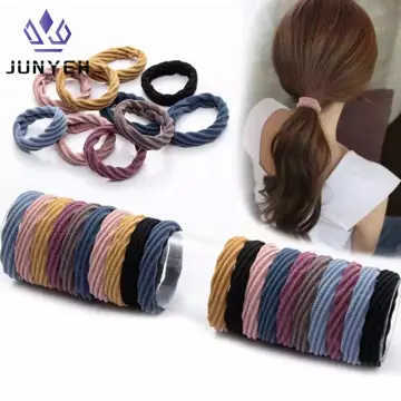 Colorful Seamless Hair Elastics 24PCS/Box Fabrics Stretchy Hair Rope Hair  Bands - China Hair Band and Hair Rope price