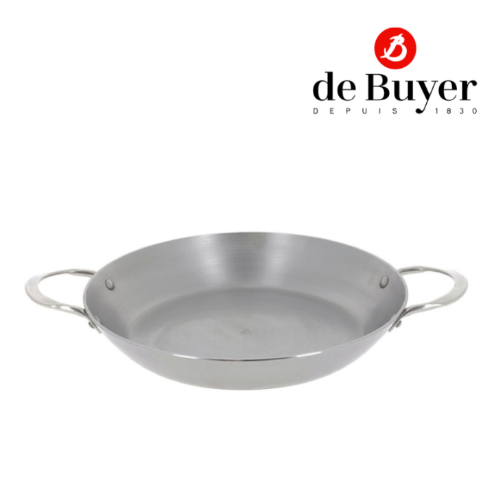 de-buyer-5652-32-paella-pan-2-handles-b-diameter-32-cm-กระทะเหล็ก