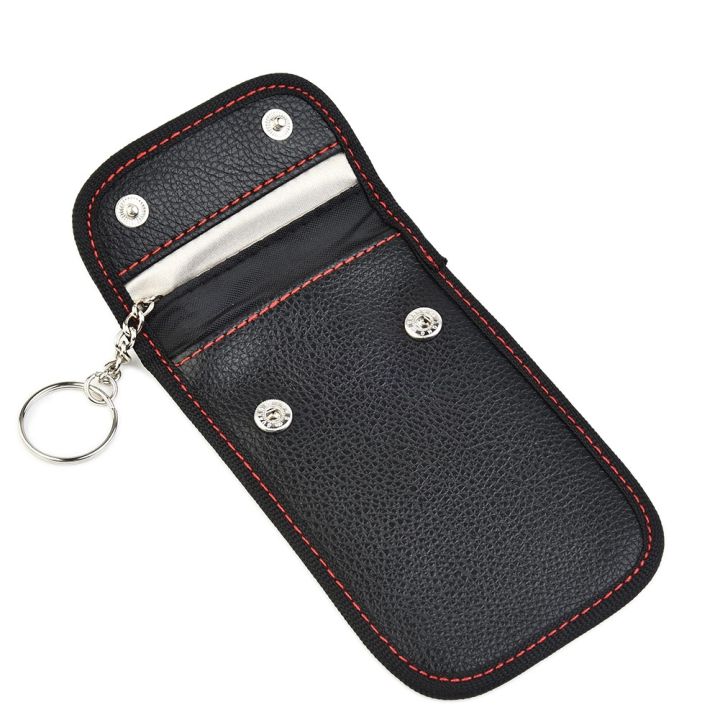 ฟาราเดย์สัญญาณบล็อก-rfid-กระเป๋ากุญแจรถทางเข้าแบบไม่มีกุญแจกระเป๋า1x