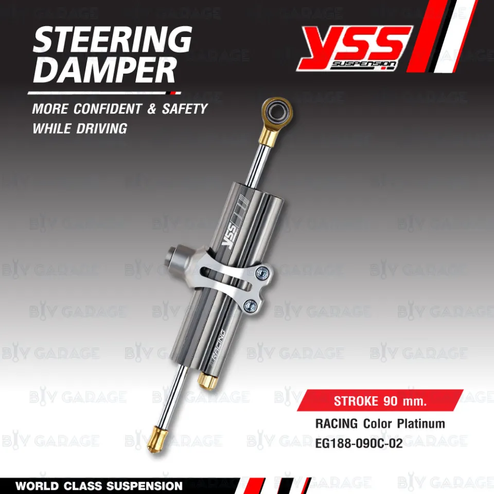 YSS ชุดขาจับ+กันสะบัด STEERING DAMPER CLAMP SET รุ่น Racing สำหรับ