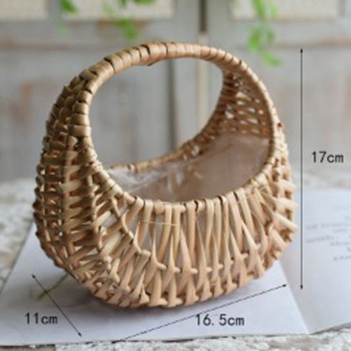 rattan-basket-half-moon-wicker-basket-willow-straw-basket-with-handle-wedding-flower-girl-baskets