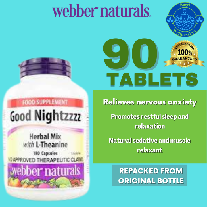 ber Naturals Good Nightzzz Food Supplement 90 Capsules AUTHENTIC