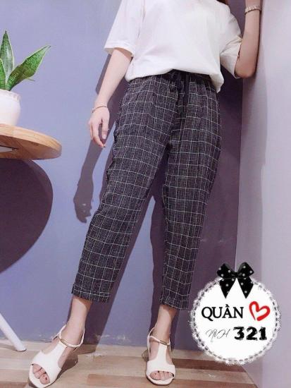 Hcmquần baggy caro nữ đủ màu sắc cực hot - ảnh sản phẩm 3