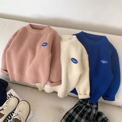 Baby Clothes New Born Autumn Winter Sweater Chunky Pin Pullover Retro Fashion Knitted Undergarment Boys