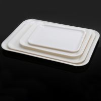 【YF】 Practical Plastic Tray Stackable Heat-resistant Attractive Serving Trays