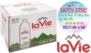 Thùng 12 chai nước khoáng thiên nhiên LAVIE Prestige 700ml Lốc 6 chai nước