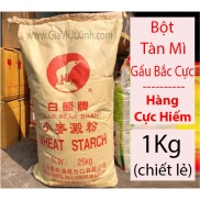 Bột Tàn Mì Gấu Bắc Cực Hong Kong 1Kg - China Polar Bear Brand Wheat Starch