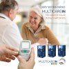 Máy đo mỡ máu và đường huyết multicare-in 3 trong 1  italy-ý  chính hãng - ảnh sản phẩm 4