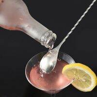 Cocktail Drink Mixer Stainless Steel Stirring Mixing Spoon Ladle Bar Puddler Drink Mixer Spoon