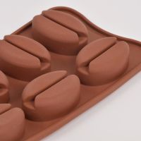 แม่พิมพ์ซิลิโคน เมล็ด กาแฟ พิมพ์วุ้น ทำน้ำแข็ง ทำ chocolate food grade coffee bean silicone mold พิมพ์ขนม วุ้นแฟนซี สบู่ล้างหน้า สบู่ล้างมือ