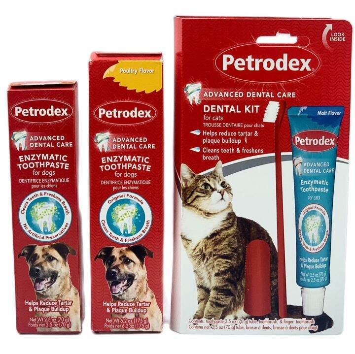 Sentry Petrodex BEST Toothpaste for Cats & Dogs 70g/175g Antibacterial