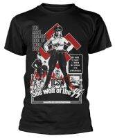 Plan 9-ilsa SHE Wolf of the SS car (Black) T-shirt-ใหม่และเป็นทางการ