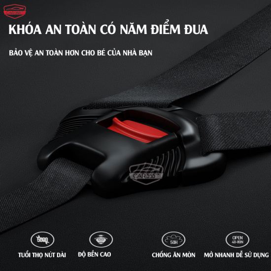 Ghế ngồi ô tô an toàn car365 chính hãng cho bé - nằm xoay đa hướng tiện lợi - ảnh sản phẩm 7