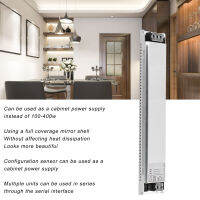 แอลอีดีพาวเวอร์ซัพพลายตู้แหล่งจ่ายไฟ300W 50/60HZ ป้องกัน IP20ป้องกันเต็มรูปแบบเปลือกกระจกที่มีการเพิ่มเซ็นเซอร์อินเตอร์เฟซสำหรับตู้เสื้อผ้า