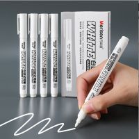 【CW】White Marker Pen Alcohol Paint Oily Waterproof Tire Painting Graffiti Pens Permanent Gel Pen for Fabric Wood Leather Marker