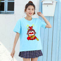 BK-352 เสื้อยืดแขนสั้นพร้อมส่ง 10สี ลายการ์ตูน ขายดีตามเทรนต์ ลายน่ารัก สีสันสดใส่น่ารัก ใส่ได้ทั้งหญิงและชาย (S-3XL) ***ปลีก-ส่ง***