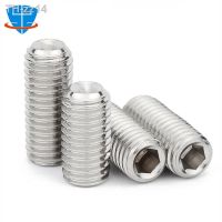 GB80 M1.6 M2 M2.5 M3 M4 M5 M6 M8 M10 M12 M14 M16 DIN916 304 Stainless Steel Hexagon Hex Socket Set Screw Allen Grub Screw Bolts