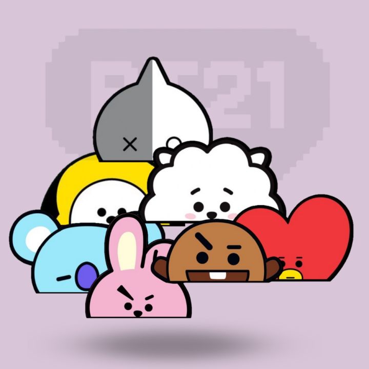 BT21 Peeker Vinyl Sticker 2.6 inches Waterproof bts | Lazada PH