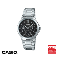 CASIO นาฬิกาข้อมือ CASIO รุ่น LTP-V300D-1AUDF วัสดุสเตนเลสสตีล สีดำ