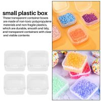 6 Pieces Mini Plastic Clear Storage Box for Collecting Small Items, Beads, Jewelry, Business Cards