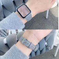 ✘✸✕ Leather loop for apple watch band se 8 7 6 5 4 3 2 1 40mm 44mm 38mm Slim Strap for iwatch Correa 41mm 45mm 42mm Belt