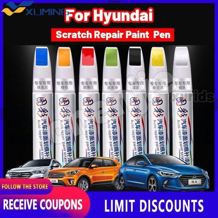 Xuming for Hyundai Car Scratch Repair Agent Auto Touch Up Pen Car Care