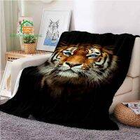 Tiger Pattern High Quality Flannel Throw Blanket Warm Blanket Suitable for Air Conditioning Blanket Picnic Blanket