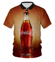 2023 new design- Coca-Cola polo~Coca-Cola high quality fully sublimated polo shirt006