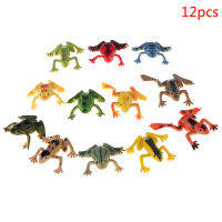 LIANGZHOU 12pcs กบรุ่น Action Toy figures ของเล่นการเรียนรู้สำหรับเด็กของขวัญ