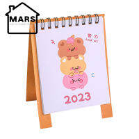 MARS 2023 Cute Cartoon Desk Calendar Student Desktop Ornaments Creative Plan Books School Supply