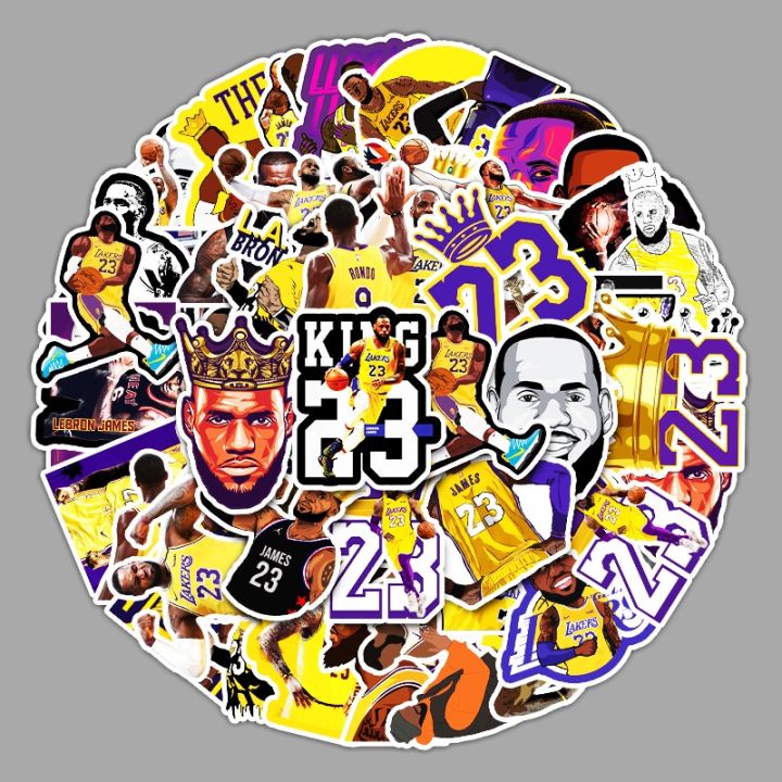 sticker-bomb-50-ชิ้น-สติ๊กเกอร์บอม-ลาย-lebron-james-เลอบรอน-เจมส์-สติ๊กเกอร์โน๊ตบุ๊ค-ติดตู้เย็น