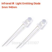 20PCS/Lot 5mm 940nm  Infrared IR  Light Emitting Diode Lamp 5 mm LED Diode (Transparent Water Clear Lens Through Hole 940 nm)Electrical Circuitry Part