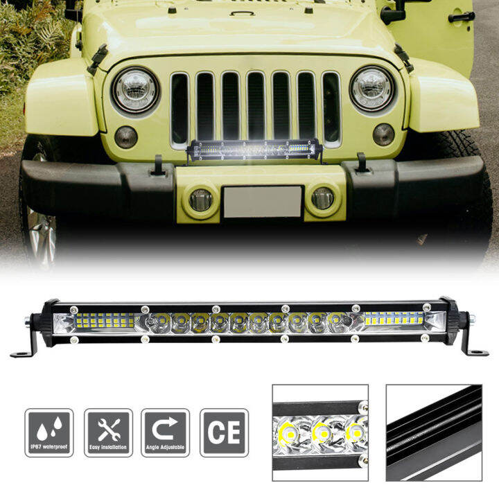 slim-flood-led-bar-ip68กันน้ำผสม-light-strip-6000k-led-light-bar-120w-9-30v-super-bright-สำหรับรถ4x4รถบรรทุก-a-suv-เรือ