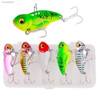 ◕◘ 5Pcs 10g/14g/20g VIB Fishing Lures VIBRATION Metal Bait With Snap Bass Carp Fishing Lure Set For Long Casting Fish Tools