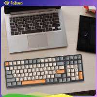 FoZueo คีย์บอร์ดแบบกลไกรัสเซียจัดสรร98% Backlit สำหรับนักเล่นเกมพีซีแล็ปท็อป