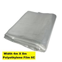 Greenhouse Film Width 4m x 8m Greenhouse Polyethylene Film 6C Clear Greenhouse Plastic Greenhouse Plastic Film UV Resistant