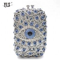 【YD】 Fashion Gold Evil Eyes Clutch Evening Purses Handbags Ladies Bridal Wedding