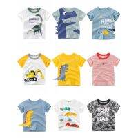 Boys Short-Sleeved T-shirt Korean Style Childrens Clothing New 2021 Summer Boys Short-Sleeved T-shirt