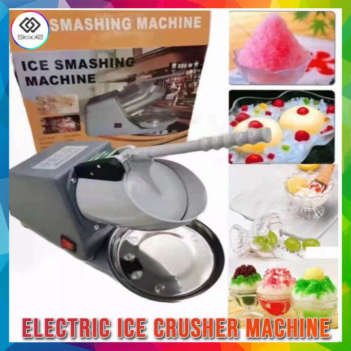 Electric Ice Smashing Heavy Duty Ice Crusher Machine 500W 220V/50Hz
