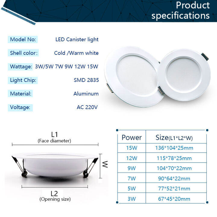 6pcslot-led-downlight-3w-5w-7w-9w-12w-15w-ac220v-240v-warm-cold-white-recessed-led-lamp-spot-light-led-bulb-for-bedroom-kitchen