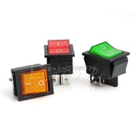 1Pc AC 250V 15A 125V 20A Red Lamp DPST DPDT 4pin 6pin ON-OFF Rocker Switch Wholesale &amp; Drop Ship