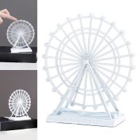 Simple Ferris Wheel Model Sculptures Wrought Iron Ornaments Wedding Home Office Wine Cabinet Decoration Collectible Gift