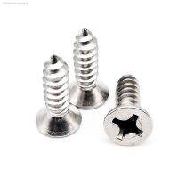 ☊□ 5/10/50pcs M2 M2.6 M2.9 M3.5 M4 M5 M6 304 A2-70 stainless steel Cross Phillips Flat Countersunk Head Self-tapping Wood Screw