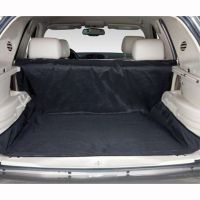 New Design! Dual-use Waterproof Oxford Dog Auto Car Trunk Mat / Back Seat Cover Pet Hammock Mats With 4 Straps Black 150x120cm