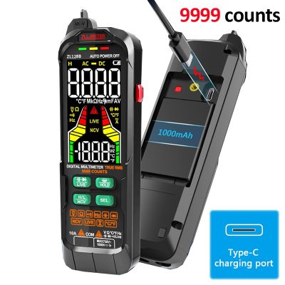 Profesional Digital Multimeter 9999 Counts T-RMS Current Voltage Detector Capacitance Temp Range