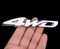 SUV Tailgate 4WD Metal Emblem Sticker Badge 4 Wheel Drive Off โลโก้อักษร ขับเคลื่อน 4 ล้อ