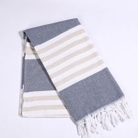 hotx 【cw】 Turkish Tassel Striped Adult Beach Blanket Spa Hammam Shawl Hotel  Tippet Scarves 100x180cm