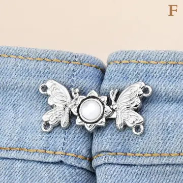 Jeans Waist Buckle Waist Closing Tighten Waist Button Detachable