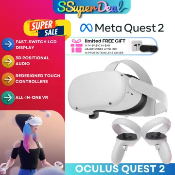 Meta Quest 2 - Advanced All-In-One Virtual Reality (VR) Headset - 256GB