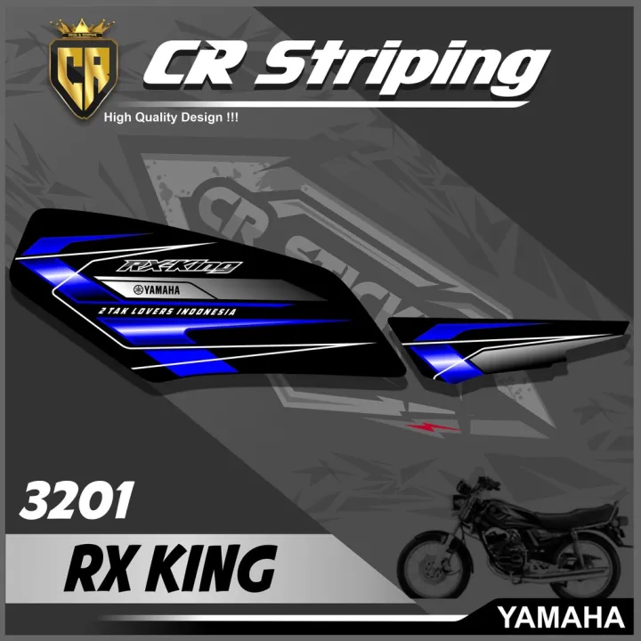 Sticker Striping Varias Rx king Desain Racing - Stiker Striping Yamaha